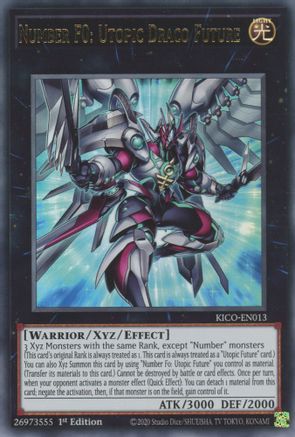 Number F0: Utopic Draco Future (KICO-EN013) - King's Court 1st Edition - Premium Yugioh Single from Konami - Just $2.37! Shop now at Game Crave Tournament Store