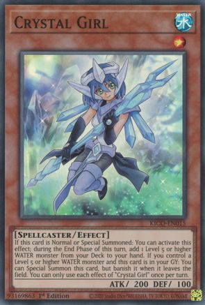 Crystal Girl (KICO-EN015) - King's Court 1st Edition - Premium Yugioh Single from Konami - Just $0.25! Shop now at Game Crave Tournament Store