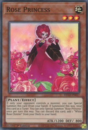 Rose Princess (KICO-EN017) - King's Court 1st Edition - Premium Yugioh Single from Konami - Just $0.25! Shop now at Game Crave Tournament Store