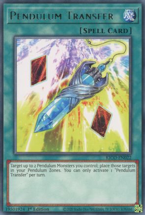 Pendulum Transfer (KICO-EN022) - King's Court 1st Edition - Premium Yugioh Single from Konami - Just $0.25! Shop now at Game Crave Tournament Store