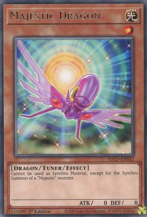 Majestic Dragon (KICO-EN032) - King's Court 1st Edition - Premium Yugioh Single from Konami - Just $0.25! Shop now at Game Crave Tournament Store