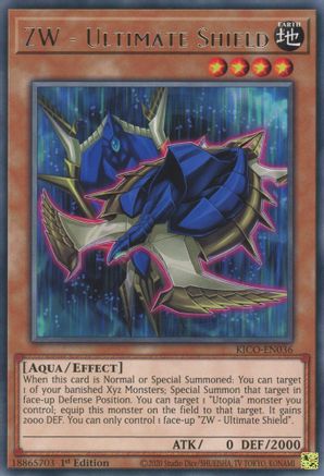 ZW - Ultimate Shield (KICO-EN036) - King's Court 1st Edition - Premium Yugioh Single from Konami - Just $0.25! Shop now at Game Crave Tournament Store