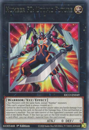 Number F0: Utopic Future (KICO-EN049) - King's Court 1st Edition - Premium Yugioh Single from Konami - Just $0.25! Shop now at Game Crave Tournament Store