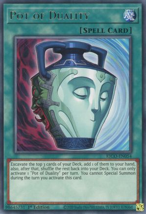 Pot of Duality (KICO-EN054) - King's Court 1st Edition - Premium Yugioh Single from Konami - Just $0.26! Shop now at Game Crave Tournament Store