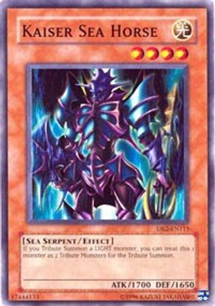Kaiser Sea Horse (DB2-EN115) - Dark Beginning 2 Unlimited - Premium Yugioh Single from Konami - Just $0.08! Shop now at Game Crave Tournament Store