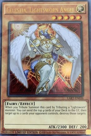 Celestia, Lightsworn Angel (LART-EN036) - The Lost Art Promotion Limited - Premium Yugioh Single from Konami - Just $0.54! Shop now at Game Crave Tournament Store