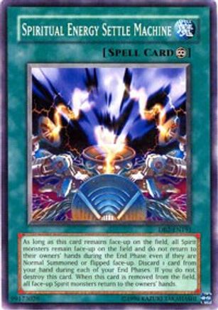 Spiritual Energy Settle Machine (DB2-EN191) - Dark Beginning 2 Unlimited - Premium Yugioh Single from Konami - Just $0.26! Shop now at Game Crave Tournament Store