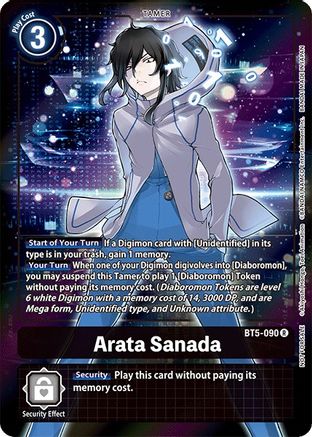 Arata Sanada (Box Topper) (BT5-090) - Battle of Omni Foil - Premium Digimon Single from Bandai - Just $2.93! Shop now at Game Crave Tournament Store