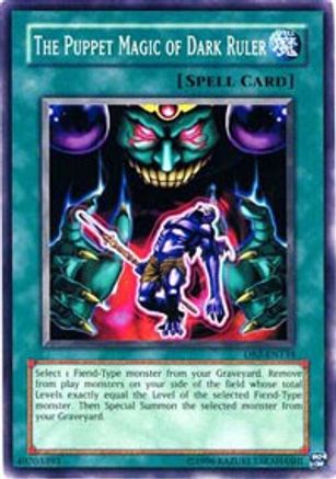 The Puppet Magic of Dark Ruler (DB2-EN134) - Dark Beginning 2 Unlimited - Premium Yugioh Single from Konami - Just $0.25! Shop now at Game Crave Tournament Store