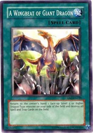 A Wingbeat of Giant Dragon (DB2-EN159) - Dark Beginning 2 Unlimited - Premium Yugioh Single from Konami - Just $0.36! Shop now at Game Crave Tournament Store