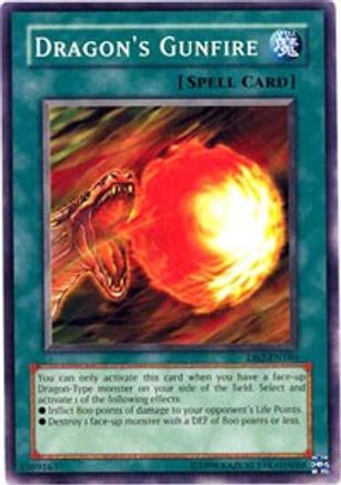 Dragon's Gunfire (DB2-EN160) - Dark Beginning 2 Unlimited - Premium Yugioh Single from Konami - Just $0.25! Shop now at Game Crave Tournament Store
