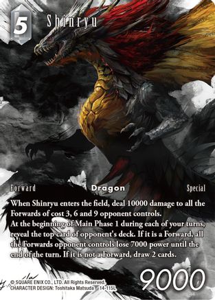 Shinryu (Full Art) (OPUS XIV: CRYSTAL ABYSS) Foil - Premium Final Fantasy Single from Opus XIV: Crystal Abyss - Just $35.88! Shop now at Game Crave Tournament Store