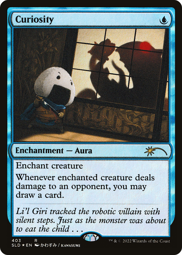 Curiosity (SLD-403) - Secret Lair Drop Foil - Premium MTG Single from Wizards of the Coast - Just $2.59! Shop now at Game Crave Tournament Store