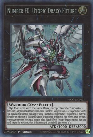Number F0: Utopic Draco Future (CR) (KICO-EN013) - King's Court 1st Edition - Premium Yugioh Single from Konami - Just $9.48! Shop now at Game Crave Tournament Store