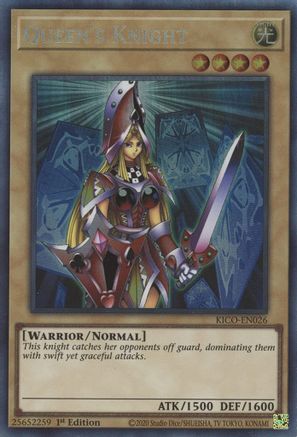 Queen's Knight (CR) (KICO-EN026) - King's Court 1st Edition - Premium Yugioh Single from Konami - Just $14.73! Shop now at Game Crave Tournament Store