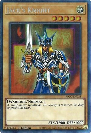 Jack's Knight (CR) (KICO-EN028) - King's Court 1st Edition - Premium Yugioh Single from Konami - Just $6.36! Shop now at Game Crave Tournament Store