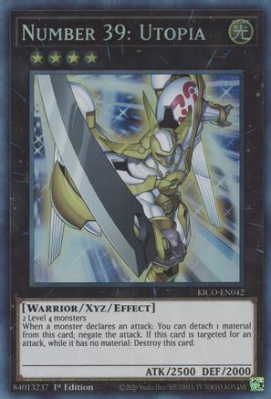 Number 39: Utopia (CR) (KICO-EN042) - King's Court 1st Edition - Premium Yugioh Single from Konami - Just $4.54! Shop now at Game Crave Tournament Store