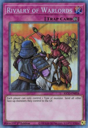 Rivalry of Warlords (CR) (KICO-EN058) - King's Court 1st Edition - Premium Yugioh Single from Konami - Just $7.25! Shop now at Game Crave Tournament Store
