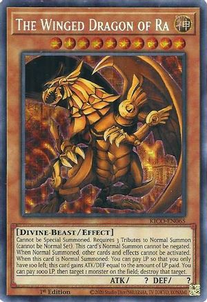The Winged Dragon of Ra (Secret Pharaoh's Rare) (KICO-EN065) - King's Court 1st Edition - Premium Yugioh Single from Konami - Just $115.35! Shop now at Game Crave Tournament Store