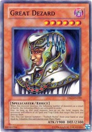Great Dezard (DB2-EN220) - Dark Beginning 2 Unlimited - Premium Yugioh Single from Konami - Just $0.87! Shop now at Game Crave Tournament Store