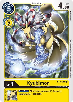 Kyubimon (BT5-038) - Battle of Omni - Premium Digimon Single from Bandai - Just $0.25! Shop now at Game Crave Tournament Store