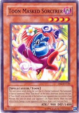 Toon Masked Sorcerer (DB2-EN120) - Dark Beginning 2 Unlimited - Premium Yugioh Single from Konami - Just $0.52! Shop now at Game Crave Tournament Store