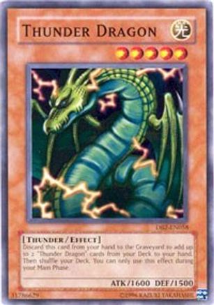 Thunder Dragon (DB2-EN058) - Dark Beginning 2 Unlimited - Premium Yugioh Single from Konami - Just $2.07! Shop now at Game Crave Tournament Store
