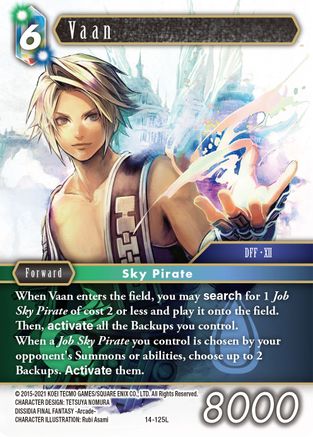 Vaan (OPUS XIV: CRYSTAL ABYSS) Foil - Premium Final Fantasy Single from Opus XIV: Crystal Abyss - Just $6.03! Shop now at Game Crave Tournament Store