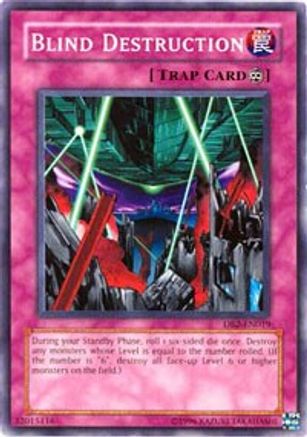 Blind Destruction (DB2-EN019) - Dark Beginning 2 Unlimited - Premium Yugioh Single from Konami - Just $0.25! Shop now at Game Crave Tournament Store