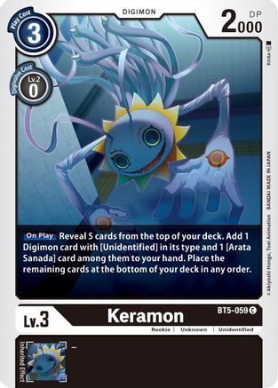 Keramon (BT5-059) - Battle of Omni - Premium Digimon Single from Bandai - Just $0.25! Shop now at Game Crave Tournament Store