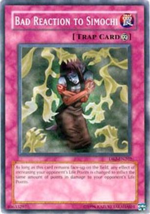 Bad Reaction to Simochi (DB2-EN202) - Dark Beginning 2 Unlimited - Premium Yugioh Single from Konami - Just $0.73! Shop now at Game Crave Tournament Store