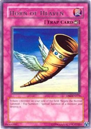 Horn of Heaven (DB2-EN076) - Dark Beginning 2 Unlimited - Premium Yugioh Single from Konami - Just $0.67! Shop now at Game Crave Tournament Store