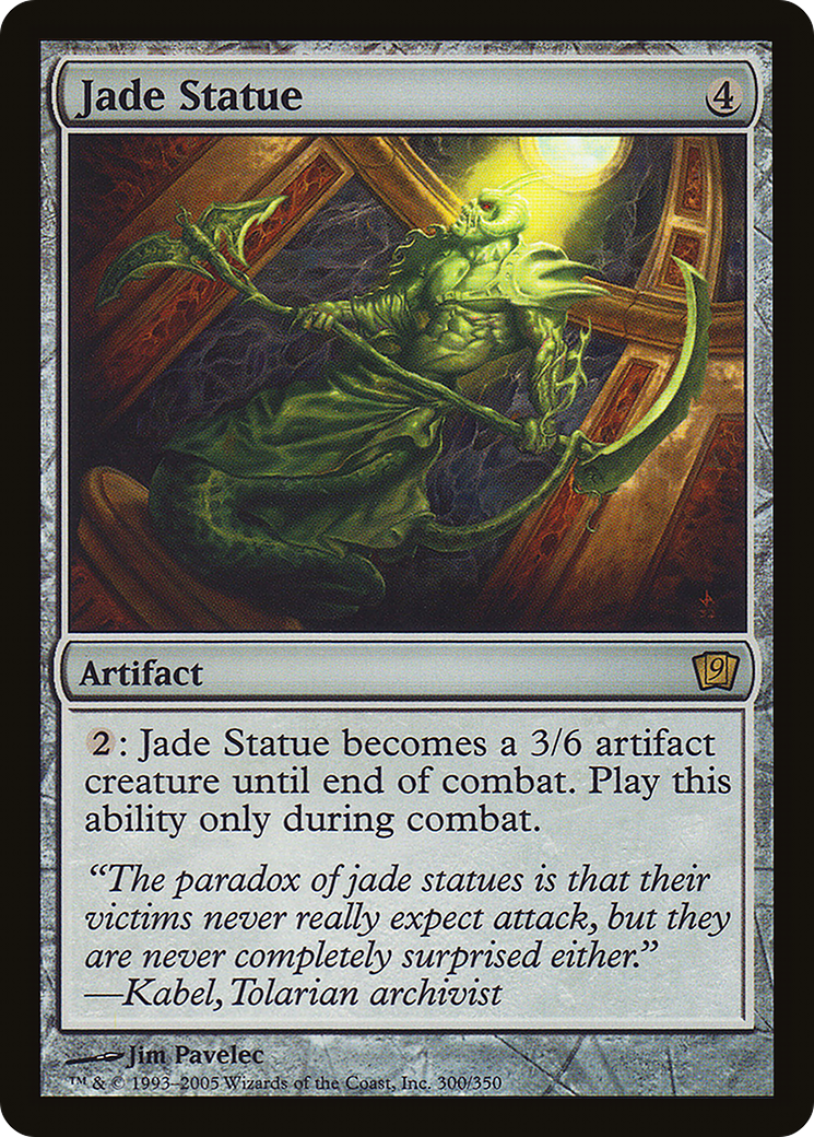 Jade Statue (9ED-300★) - Ninth Edition Foil - Premium MTG Single from Wizards of the Coast - Just $7.32! Shop now at Game Crave Tournament Store