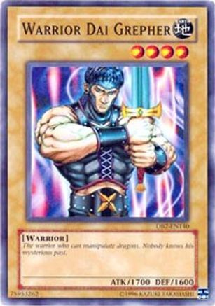Warrior Dai Grepher (DB2-EN140) - Dark Beginning 2 Unlimited - Premium Yugioh Single from Konami - Just $0.23! Shop now at Game Crave Tournament Store