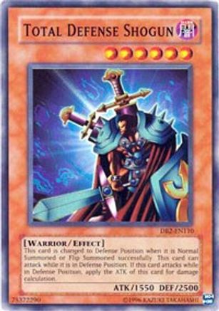 Total Defense Shogun (DB2-EN110) - Dark Beginning 2 Unlimited - Premium Yugioh Single from Konami - Just $1.97! Shop now at Game Crave Tournament Store