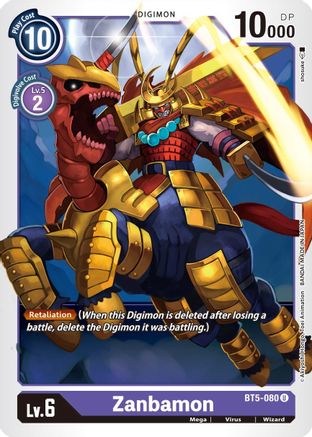 Zanbamon (BT5-080) - Battle of Omni - Premium Digimon Single from Bandai - Just $0.25! Shop now at Game Crave Tournament Store