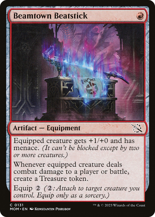 Beamtown Beatstick (MOM-131) - March of the Machine - Premium MTG Single from Wizards of the Coast - Just $0.08! Shop now at Game Crave Tournament Store