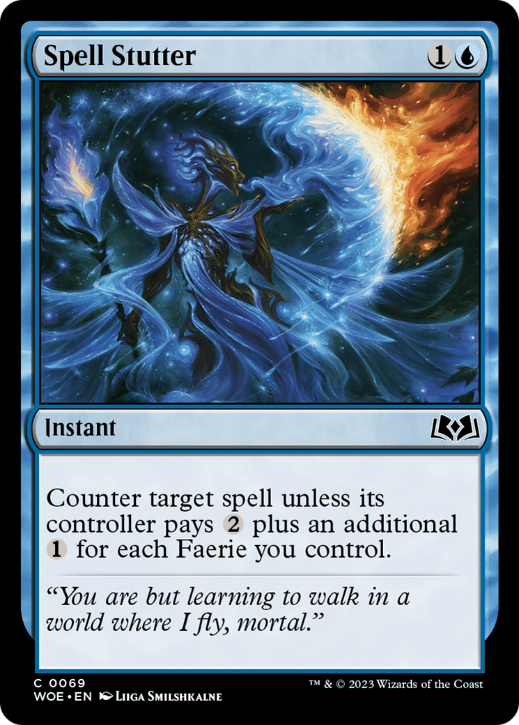 Spell Stutter (WOE-069) - Wilds of Eldraine - Premium MTG Single from Wizards of the Coast - Just $0.08! Shop now at Game Crave Tournament Store