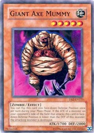 Giant Axe Mummy (DB2-EN223) - Dark Beginning 2 Unlimited - Premium Yugioh Single from Konami - Just $0.26! Shop now at Game Crave Tournament Store