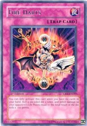 Fire Darts (CRV-EN049) - Cybernetic Revolution Unlimited - Premium Yugioh Single from Konami - Just $0.25! Shop now at Game Crave Tournament Store