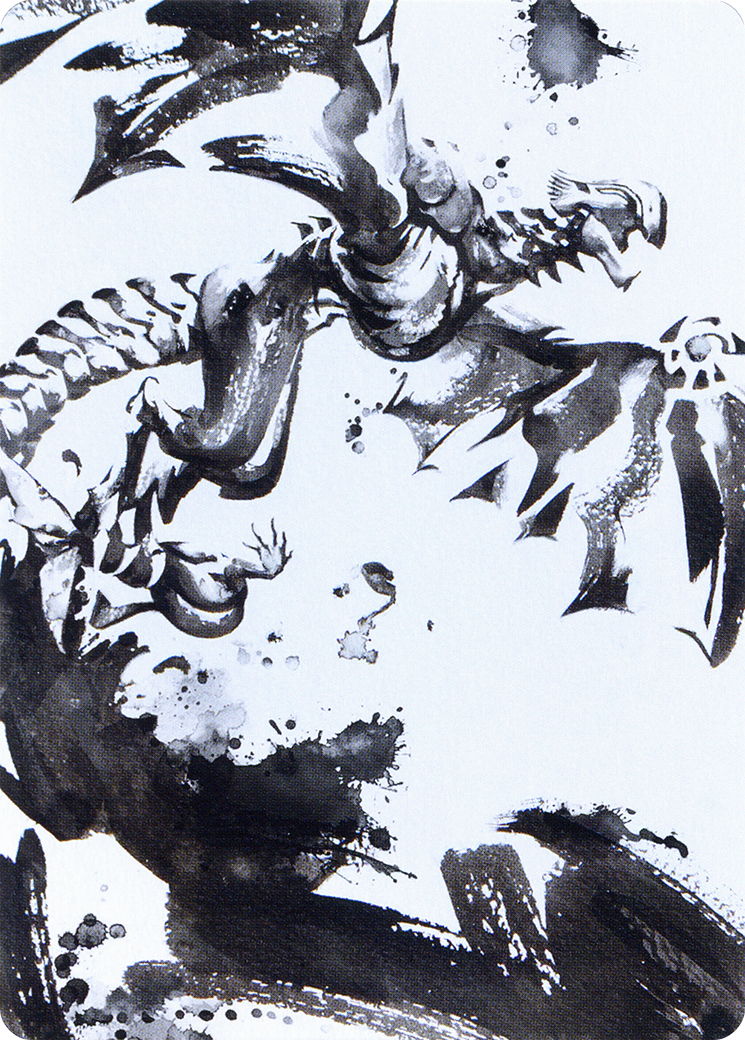 Quicksilver Fisher // Quicksilver Fisher (AONE-068) - Phyrexia: All Will Be One Art Series (Borderless) - Premium MTG Single from Wizards of the Coast - Just $0! Shop now at Game Crave Tournament Store