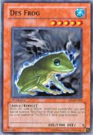 Des Frog (CRV-EN026) - Cybernetic Revolution 1st Edition - Premium Yugioh Single from Konami - Just $4.94! Shop now at Game Crave Tournament Store