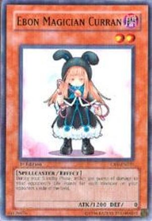 Ebon Magician Curran (CRV-EN031) - Cybernetic Revolution 1st Edition - Premium Yugioh Single from Konami - Just $0.25! Shop now at Game Crave Tournament Store