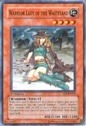 Warrior Lady of the Wasteland (SD5-EN002) - Structure Deck: Warrior's Triumph 1st Edition - Premium Yugioh Single from Konami - Just $0.83! Shop now at Game Crave Tournament Store