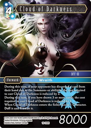 Cloud of Darkness (OPUS XIV: CRYSTAL ABYSS) Foil - Premium Final Fantasy Single from Opus XIV: Crystal Abyss - Just $0.43! Shop now at Game Crave Tournament Store