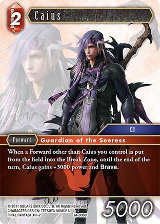 Caius (OPUS XIV: CRYSTAL ABYSS) - Premium Final Fantasy Single from Opus XIV: Crystal Abyss - Just $0.25! Shop now at Game Crave Tournament Store