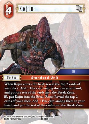 Kojin (OPUS XIV: CRYSTAL ABYSS) Foil - Premium Final Fantasy Single from Opus XIV: Crystal Abyss - Just $0.33! Shop now at Game Crave Tournament Store