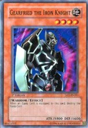 Gearfried the Iron Knight (SD5-EN005) - Structure Deck: Warrior's Triumph 1st Edition - Premium Yugioh Single from Konami - Just $0.25! Shop now at Game Crave Tournament Store