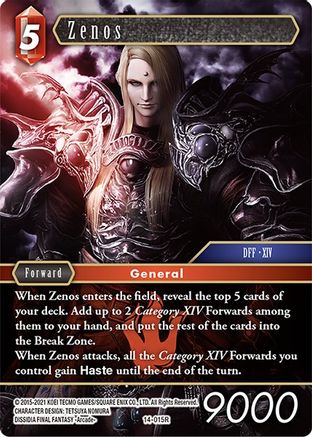 Zenos (OPUS XIV: CRYSTAL ABYSS) - Premium Final Fantasy Single from Opus XIV: Crystal Abyss - Just $0.25! Shop now at Game Crave Tournament Store
