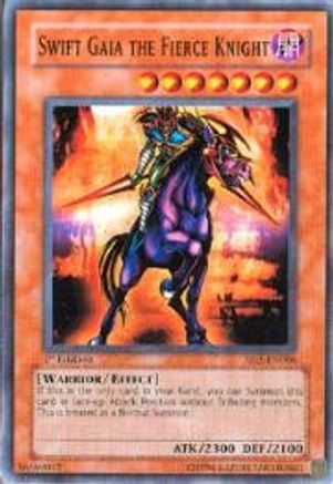 Swift Gaia the Fierce Knight (SD5-EN006) - Structure Deck: Warrior's Triumph 1st Edition - Premium Yugioh Single from Konami - Just $0.50! Shop now at Game Crave Tournament Store